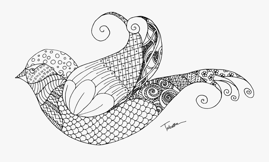 Clip Art Collection Of Free Birds - Draw A Bird Like Simple, Transparent Clipart