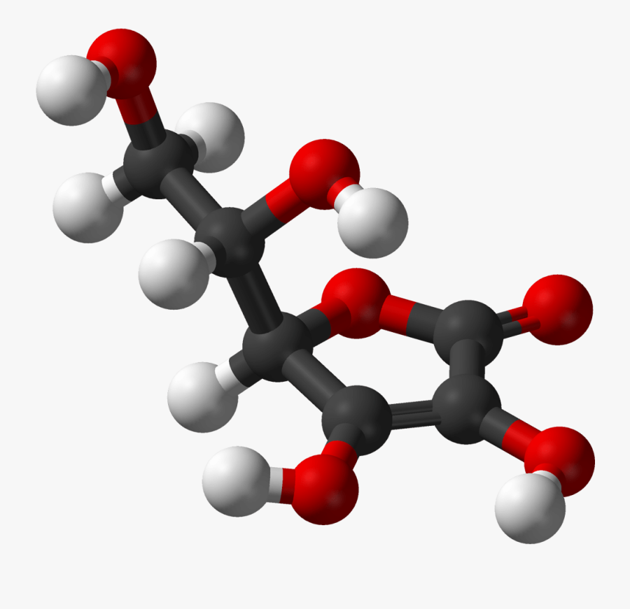 L Ascorbic Ac - Vitamin C Molecule, Transparent Clipart