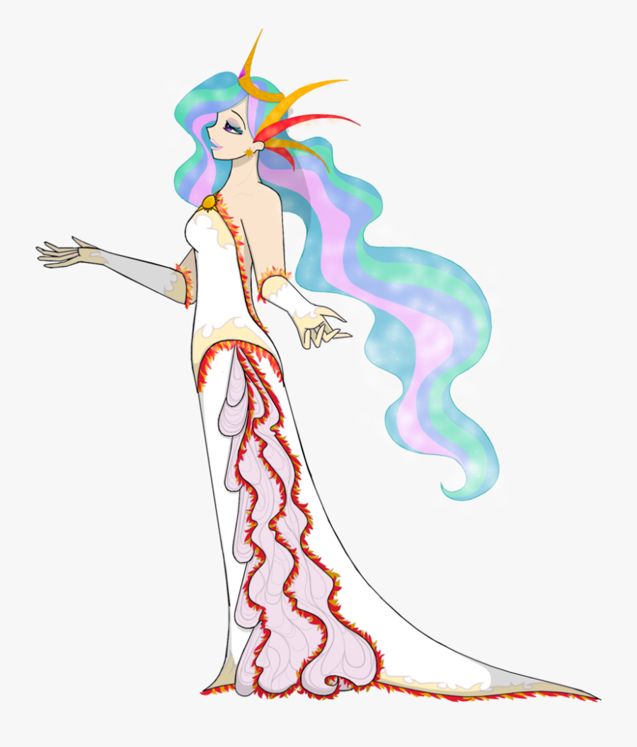 Drawing Phoenix Dress Transparent Png Clipart Free - Mlp Filamina, Transparent Clipart