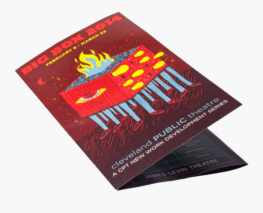 Custom Full Color Brouchure For The Cleveland Public - Graphic Design, Transparent Clipart