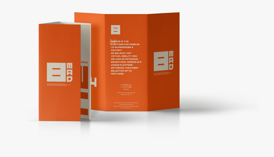 Trifold Brochure - Brochure, Transparent Clipart