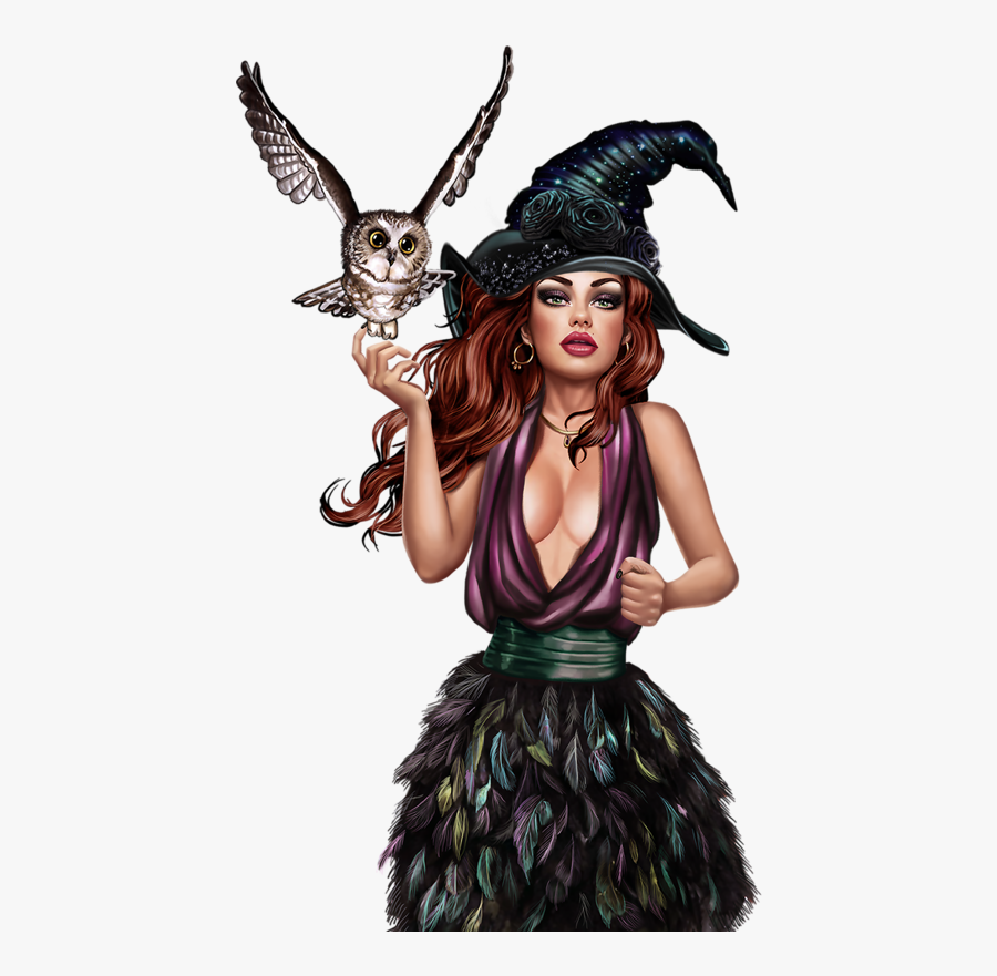 Tubes 3d Artist Alehandra Vanhek - Sexy Witches 3d Art, Transparent Clipart