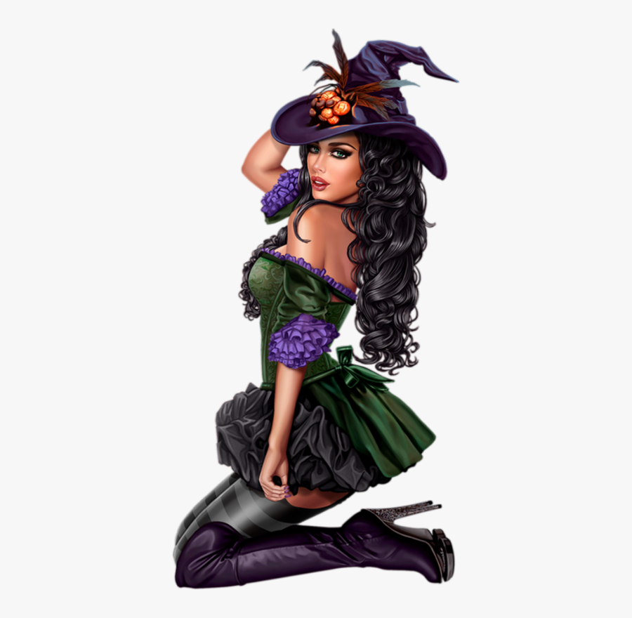 Woman Witch Png, Transparent Clipart