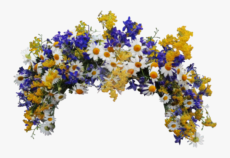 #flowers #crown #flowercrown #wildflowers #daisyflower - Wild Flower Crown Png, Transparent Clipart