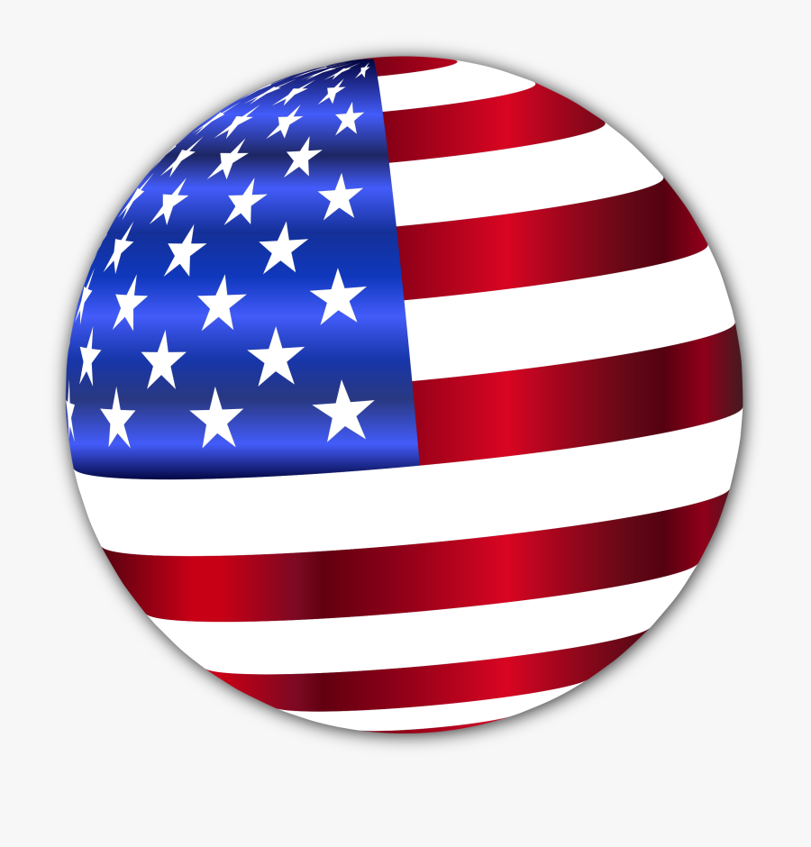 Clipart Free Library Sphere Enhanced With Drop - Bandera Png Estados Unidos, Transparent Clipart