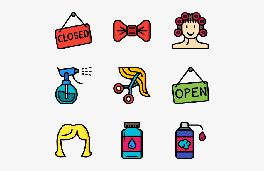 Hair Salon - Natural Disaster Icon, Transparent Clipart