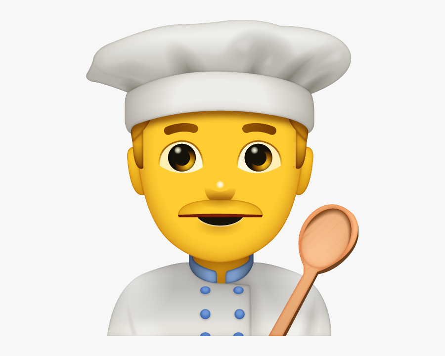 Cook Emoji, Transparent Clipart