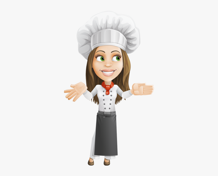 Picture - Female Chef Cartoon Png, Transparent Clipart