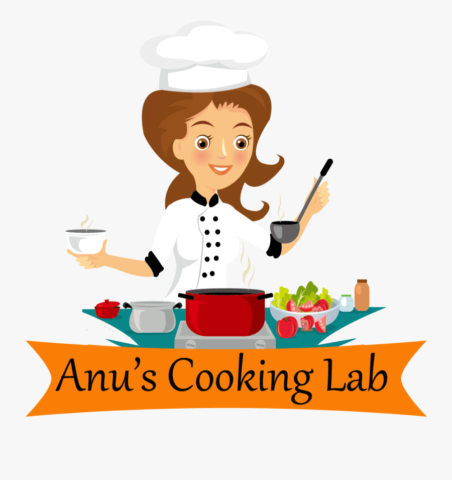 Anu"s Cooking Lab - Logo Lady Chef Png, Transparent Clipart