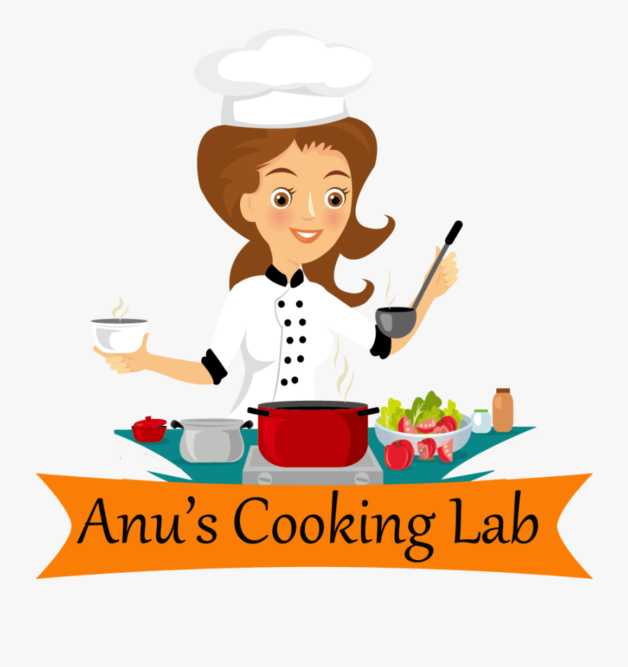 Anu S Cooking Lab Logo Lady Chef Png Free Transparent Clipart