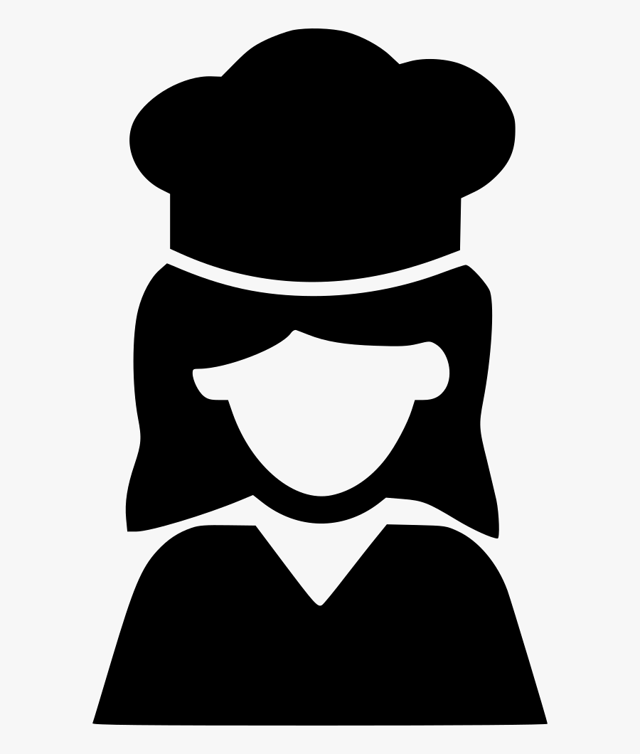 Chef Female - Icon, Transparent Clipart
