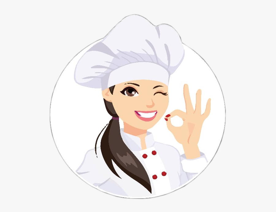 Cartoon Female Chef Png, Transparent Clipart