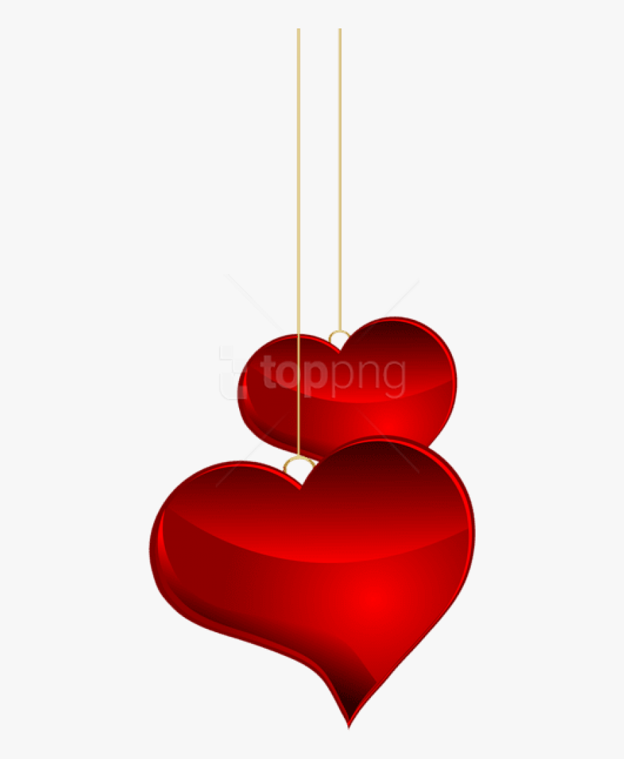 Free Png Download Hanging Hearts Png Images Background - Hanging Love Png, Transparent Clipart