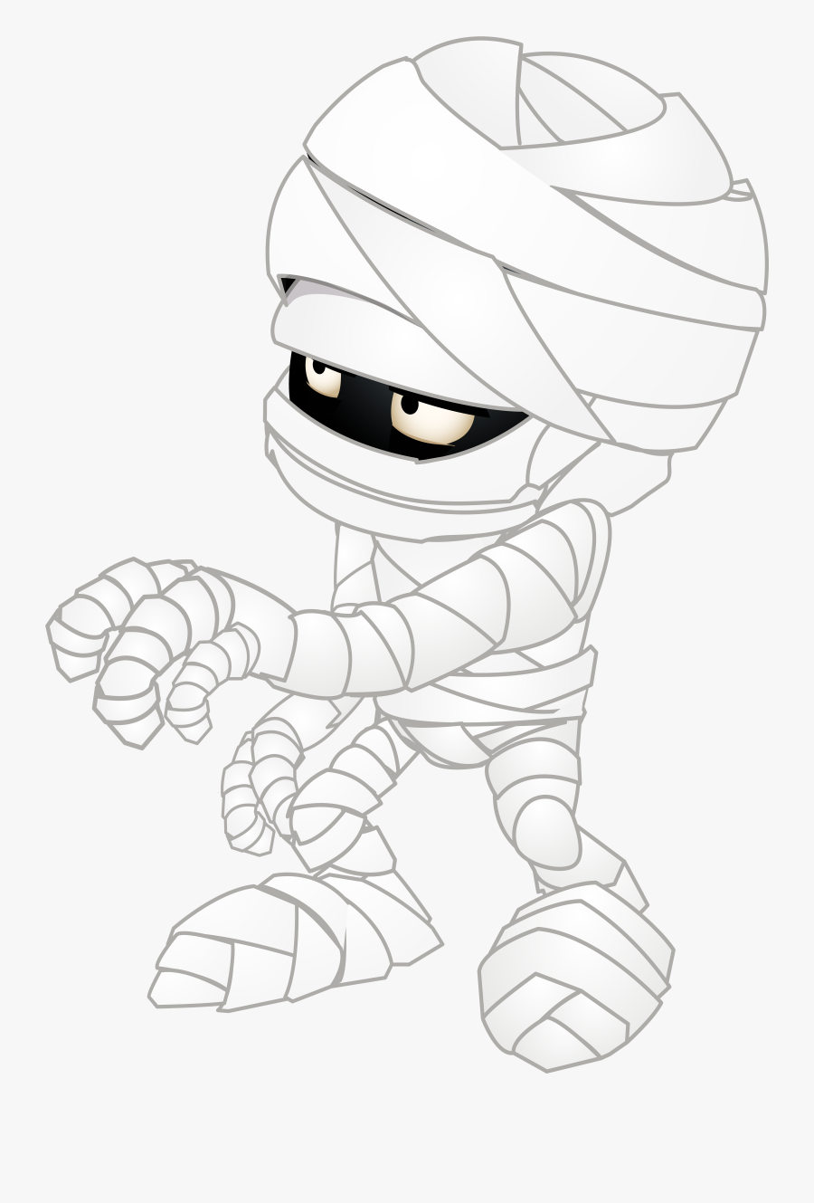 Mummy Clipart - Mummy Ghost, Transparent Clipart