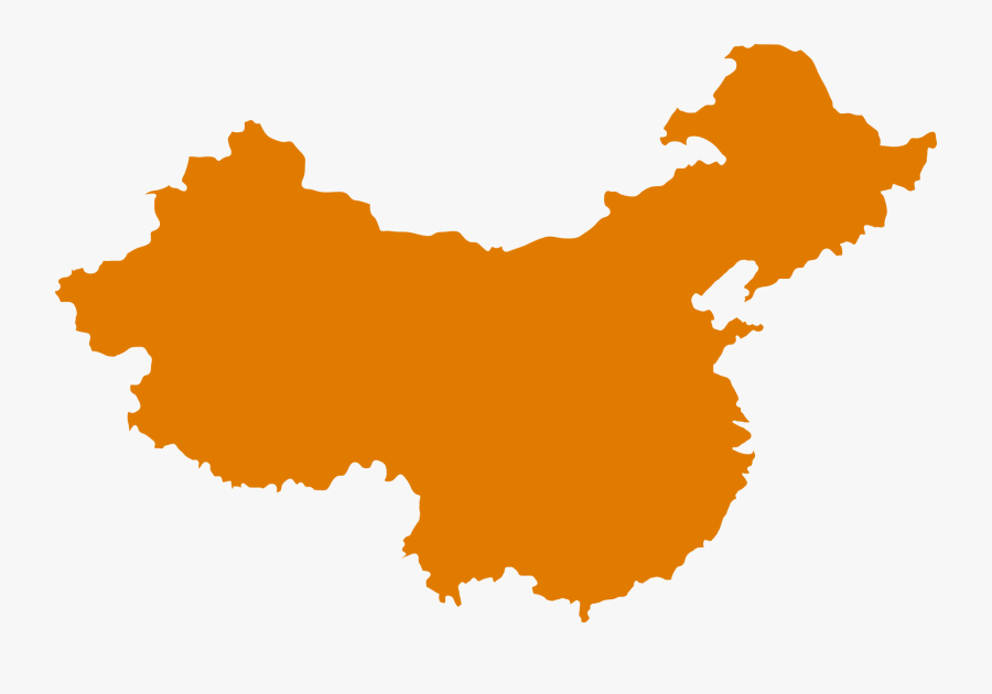 History Of China Map Royalty-free - Map Of China Shape, Transparent Clipart
