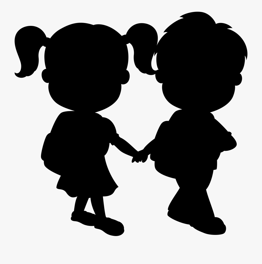 Black & White - Silhouette, Transparent Clipart