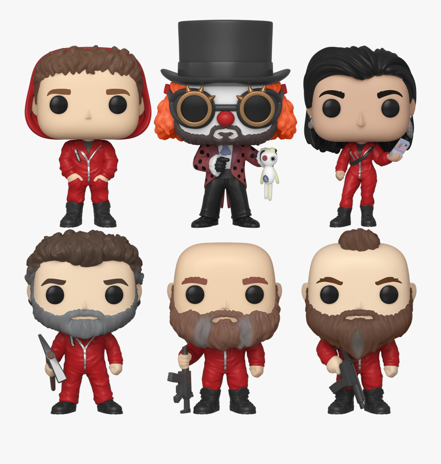 Casa De Papel Funko Pop, Transparent Clipart