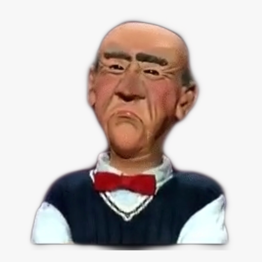 #grumpy #old #man #puppet #lol #funny #comedian #walter - Grumpy Old Man Puppet, Transparent Clipart