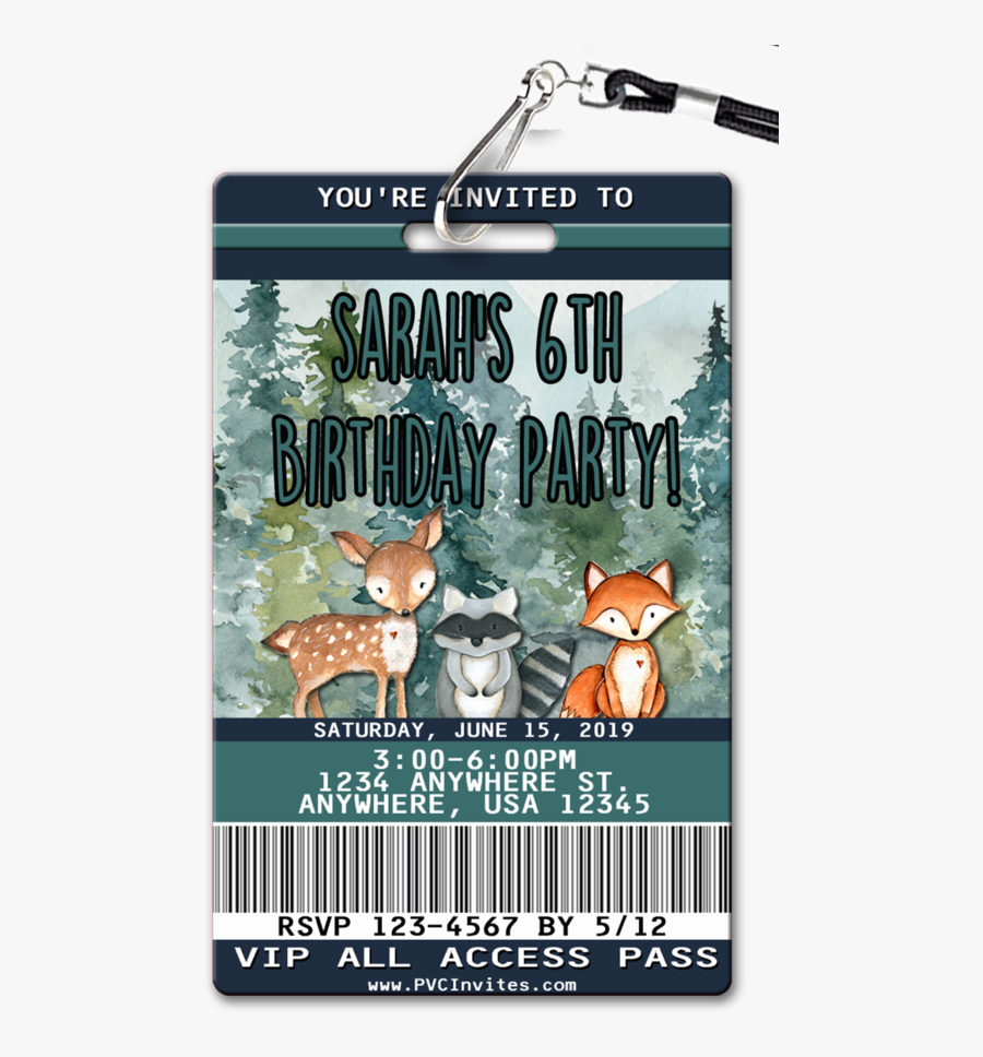 Hollywood Birthday Invitations, Transparent Clipart