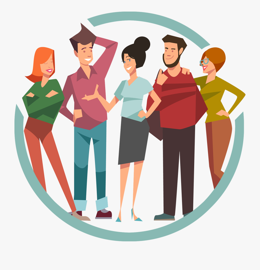 I Just Gained The Achievement With A Little Help From - Group Of Friends Png, Transparent Clipart