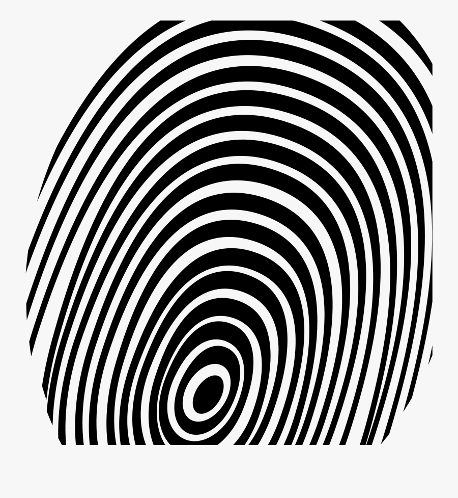 Social Webstore Logo Fingerprint - Circle, Transparent Clipart
