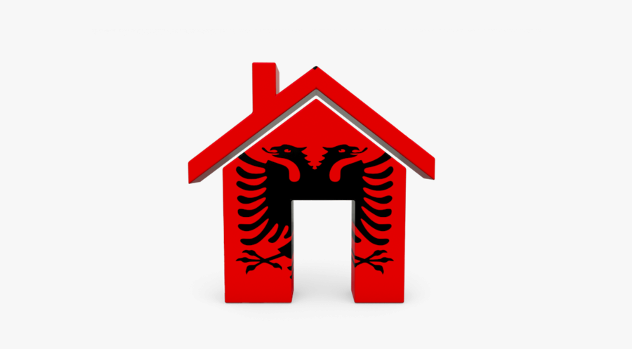Albanian Flag, Transparent Clipart