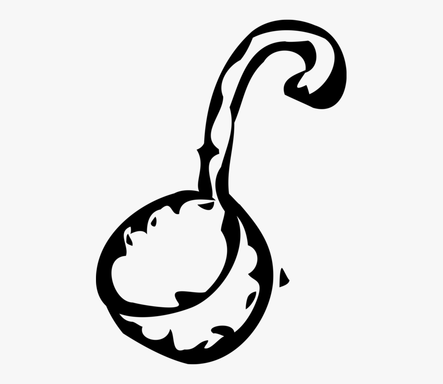 Vector Spoon Stencil, Transparent Clipart