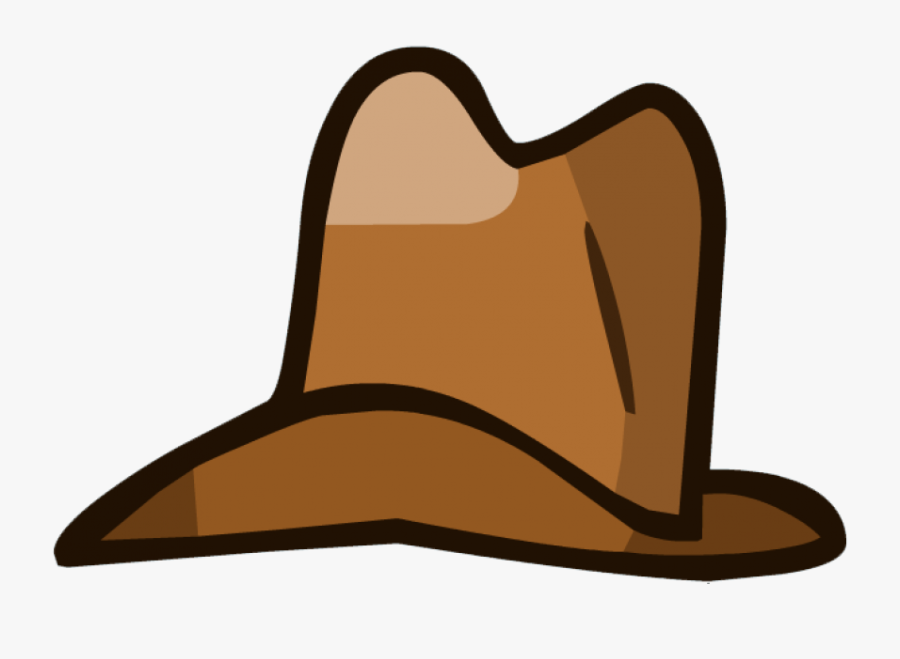 Cowboy Clipart Brown Object - Cowboy Hat Png Cartoon, Transparent Clipart