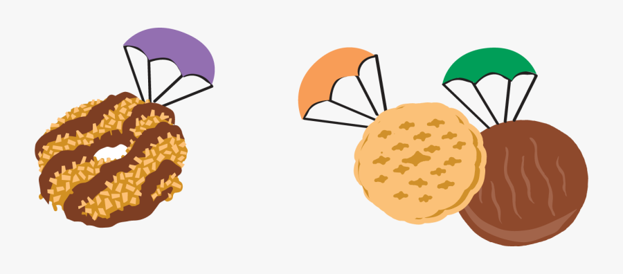 Clipart Of Which, - Girl Scout Cookie Parachute, Transparent Clipart