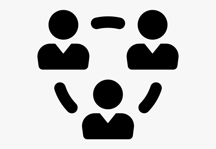 Connected Group Icon, Transparent Clipart