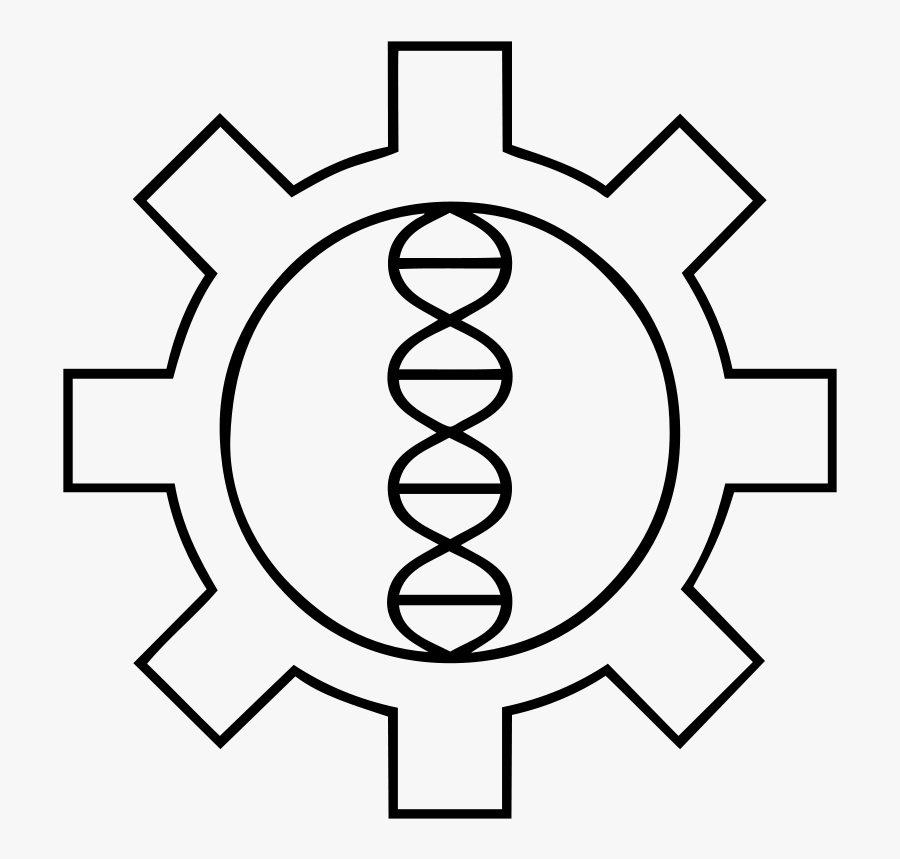 Biohack - Cog Clipart, Transparent Clipart