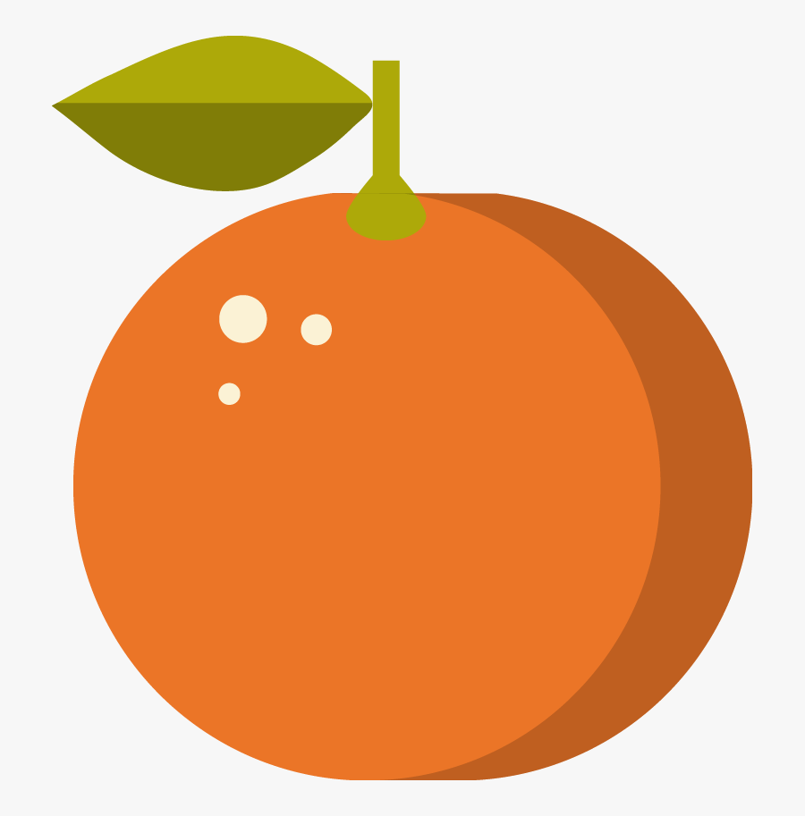 Free Online Orange Fruit Food Gourmet Vector For Design - Circle, Transparent Clipart