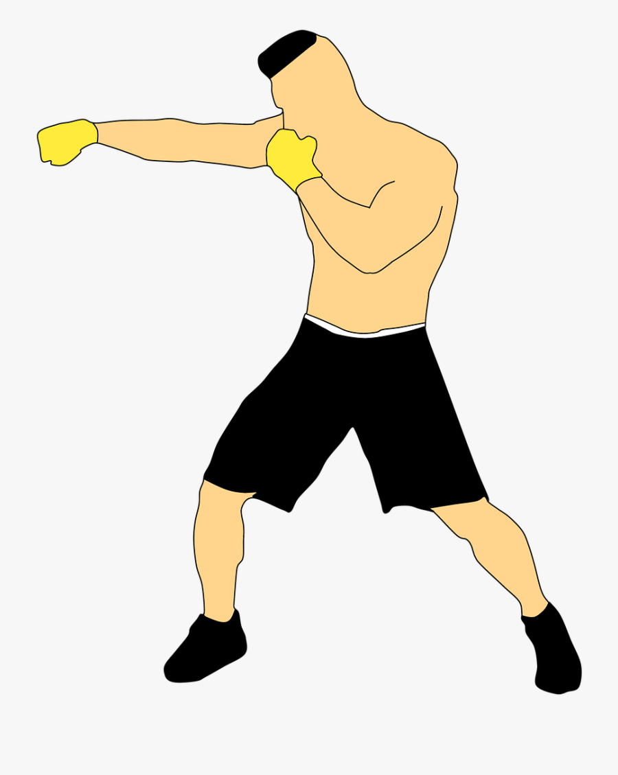 Sport Man Boxing Free Picture - Boxen Übung, Transparent Clipart