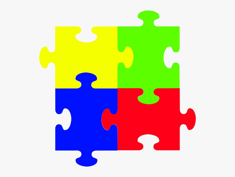 Big Clip Art At - Autism Red Puzzle Piece, Transparent Clipart