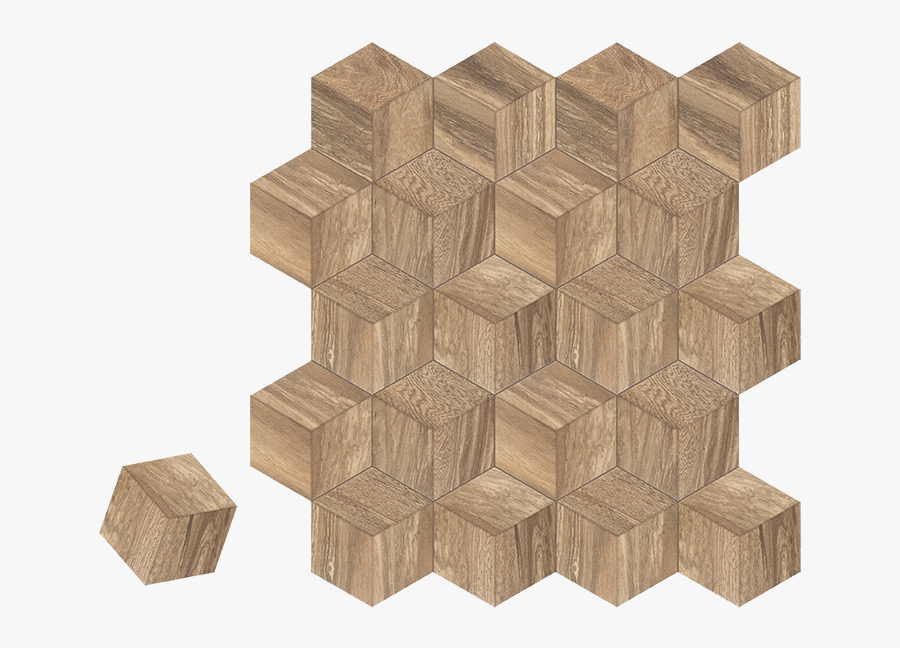 Hexagon Tiles Ceramic Wood, Transparent Clipart