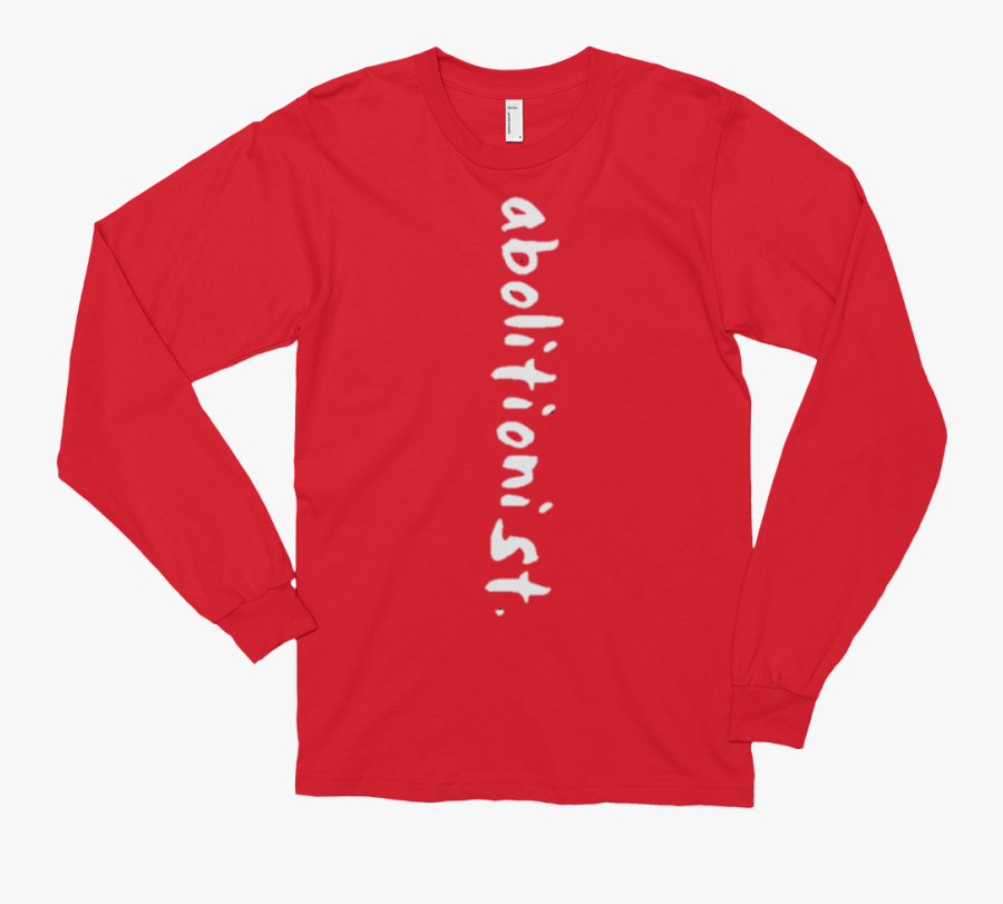 "abolitionist - Long-sleeved T-shirt, Transparent Clipart