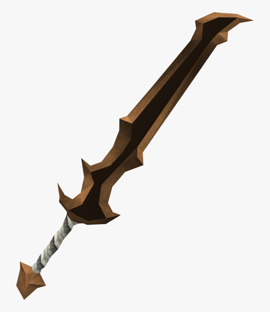 Sword Clipart Dragon Sword - Runescape Dragon Longsword, Transparent Clipart