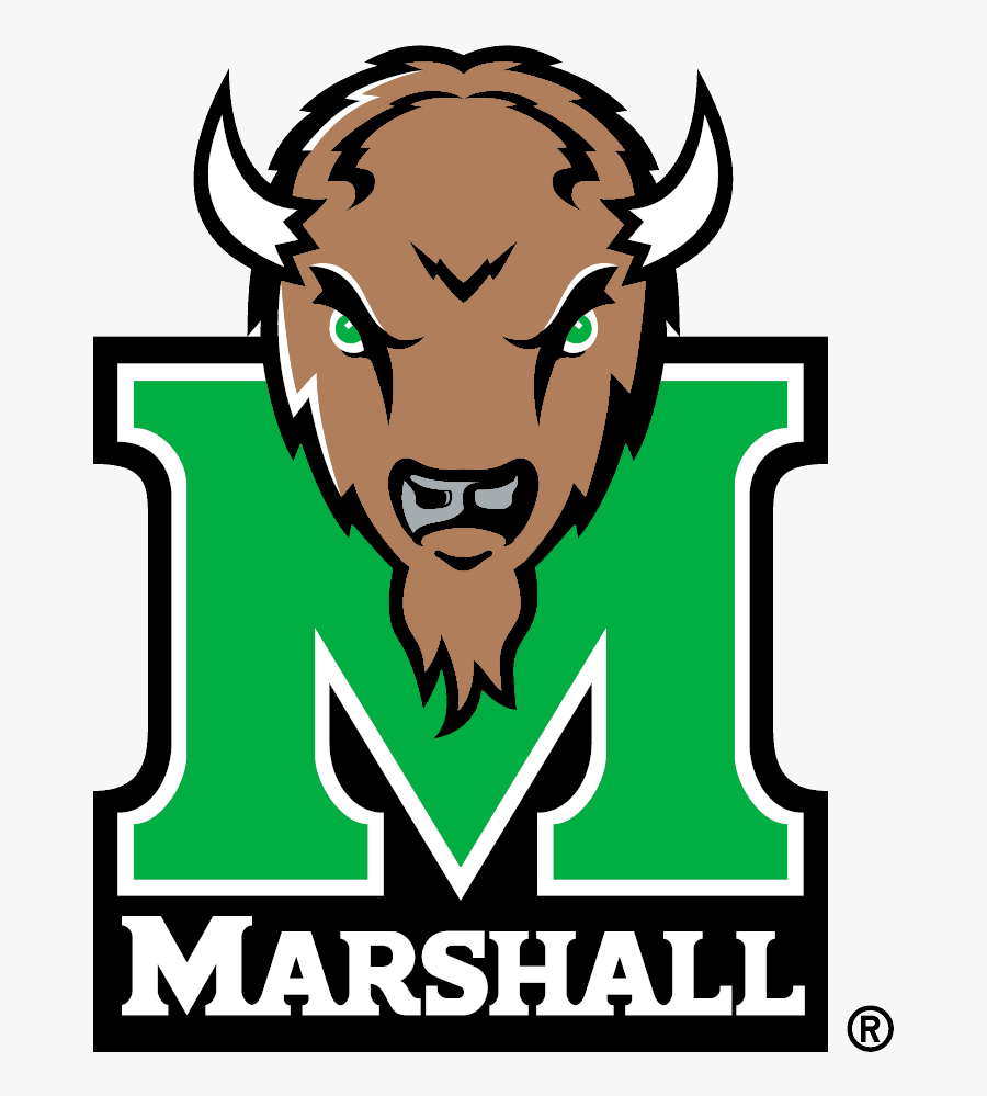 Marshall University Thundering Herd Logo, Transparent Clipart