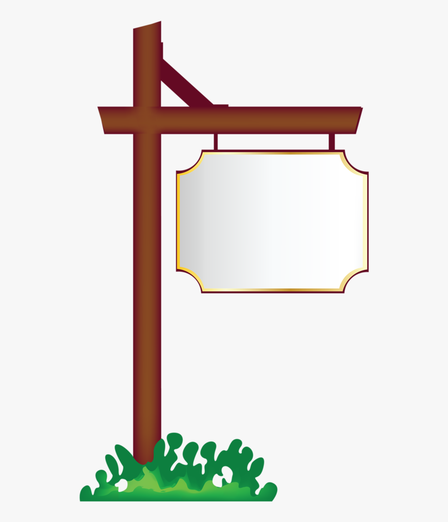 Png Clip Art - Blank Hanging Sign Clipart, Transparent Clipart