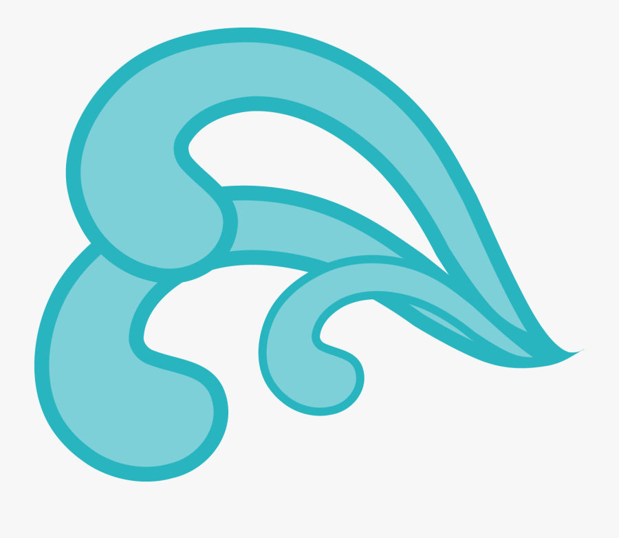 Wave Clip Pin - Peace And Love, Transparent Clipart