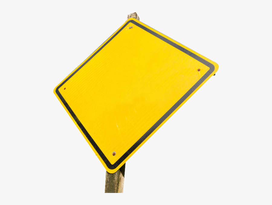 Transparent Blank Sign Png - Traffic Sign, Transparent Clipart