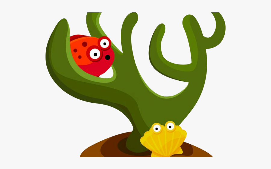 Cartoon Sea Creatures, Transparent Clipart