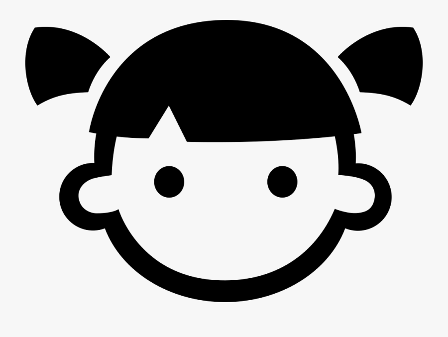 Girl Icon Png - Baby Girl Icon Transparent Background, Transparent Clipart