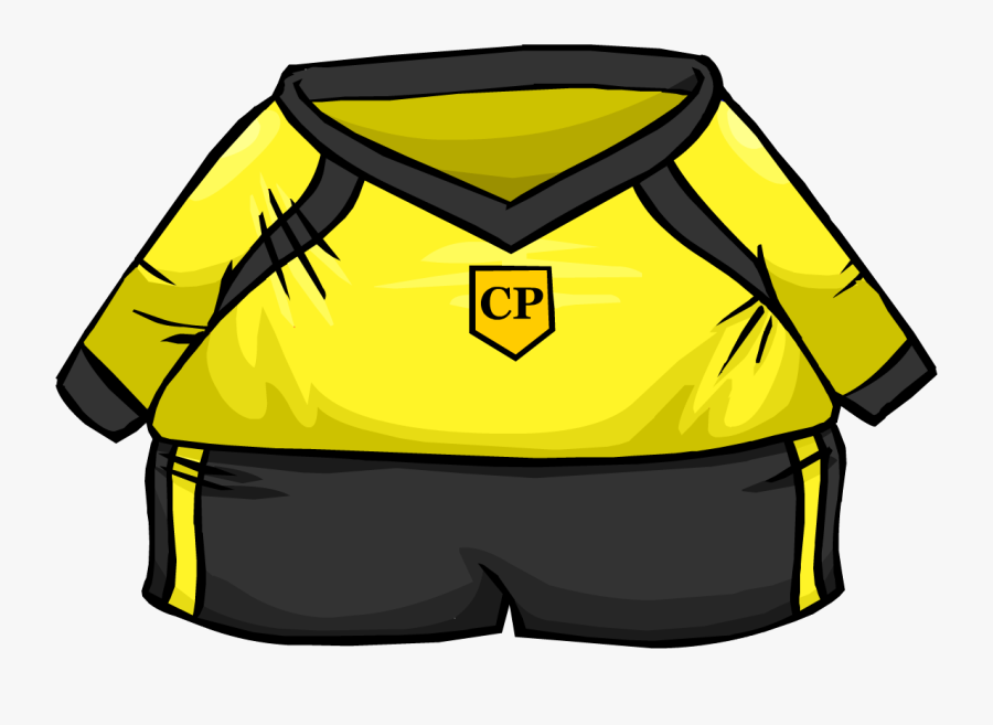 Club Penguin Wiki - Club Penguin Soccer Jersey, Transparent Clipart