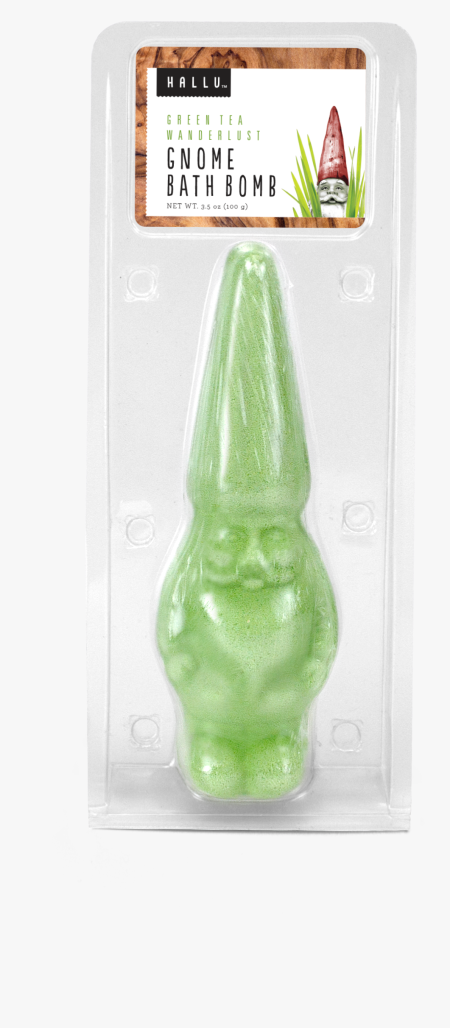 Hallu Garden Gnome Bath Bomb Green Tea Wanderlust Scent - Rabbit, Transparent Clipart