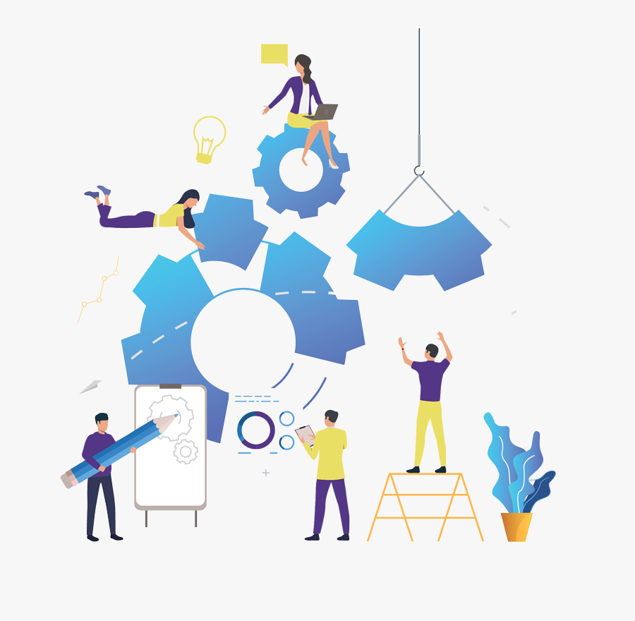 Building A Business Vector, Transparent Clipart