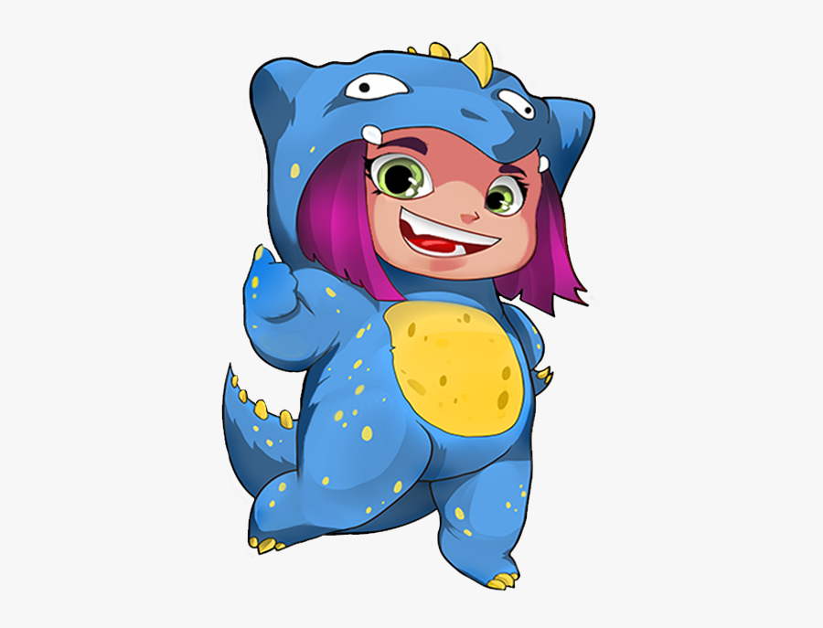 Haley Rawwrrr Messages Sticker-2 - Cartoon, Transparent Clipart