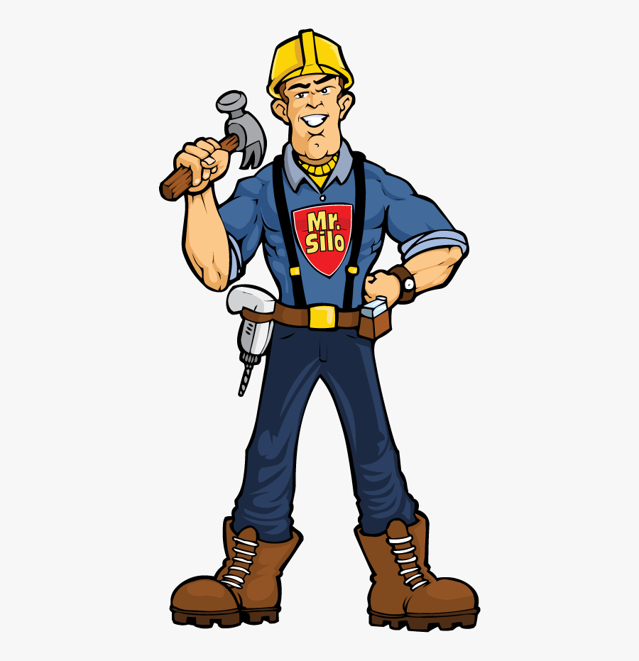 He"s Your Expert In Silo Construction, Inspection, - Home Repair, Transparent Clipart