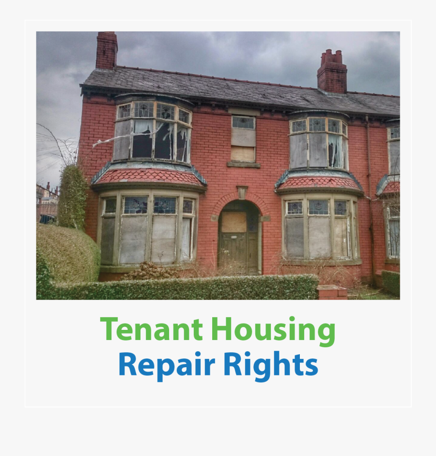 Tenant Housing Repair Rights - House, Transparent Clipart