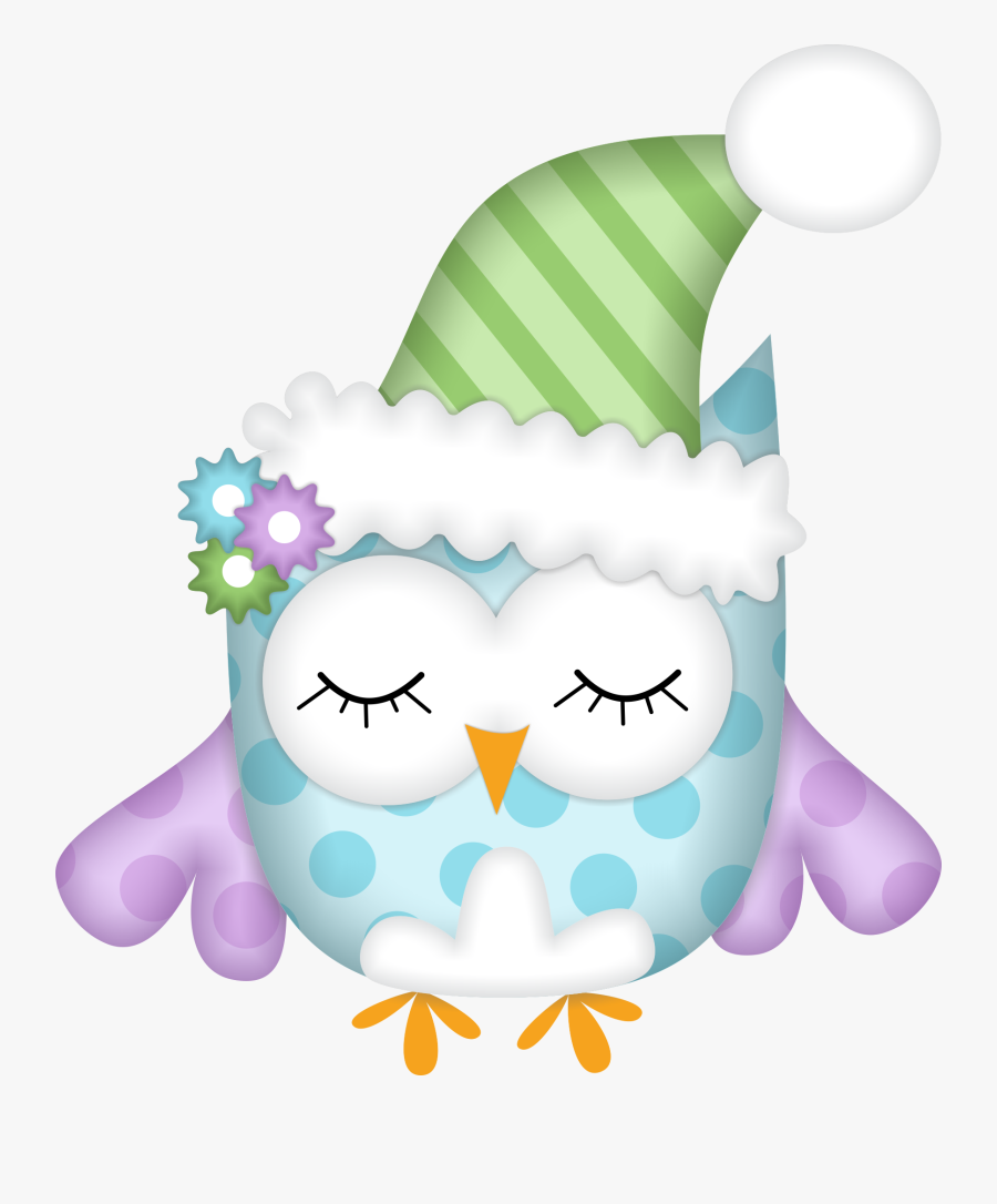 Lechuzas Ani Adas En Invierno, Transparent Clipart